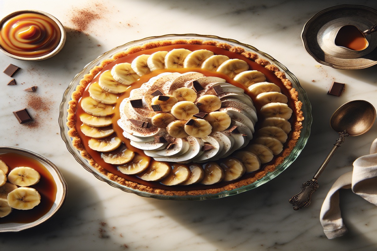 Classic Banoffee Pie with Dulce de Leche