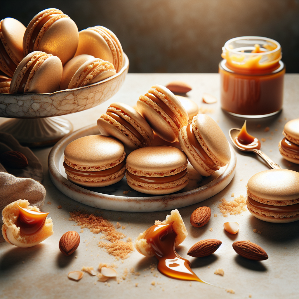 Dulce de Leche Macarons